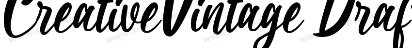 CreativeVintage Draf字体转换